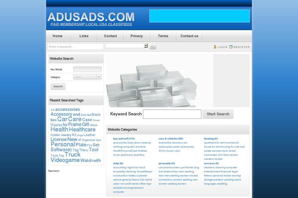 Classifiedstheme theme site design template sample