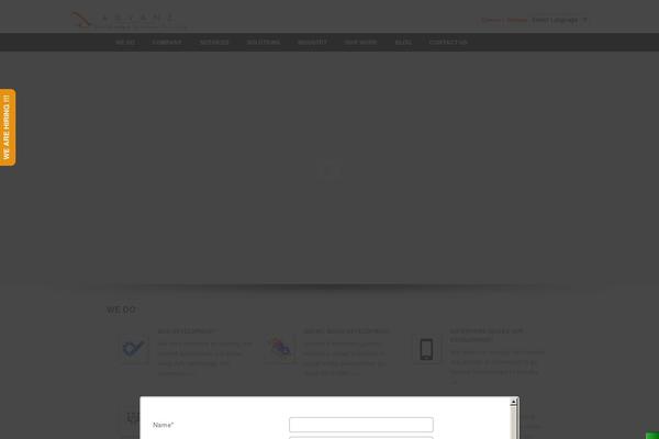 Site using Tiny Carousel Horizontal Slider plugin