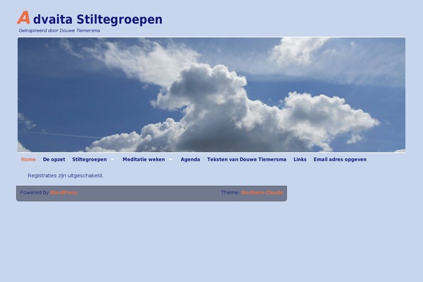 Northern-Clouds theme site design template sample