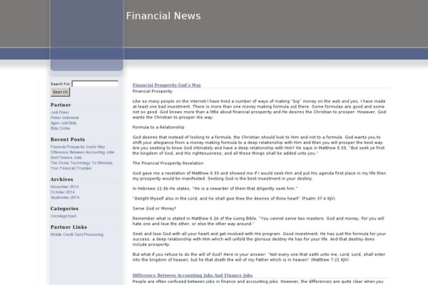 Blueline theme site design template sample