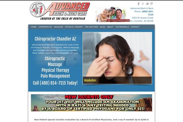 chiropractor-child theme websites examples