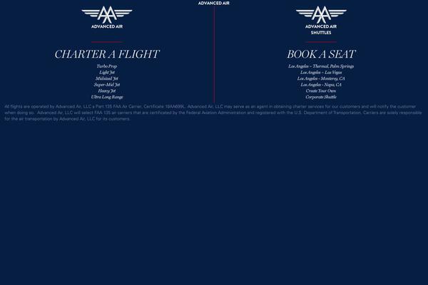 advancedaircharters.com site used Powertrain