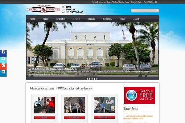 Site using A3-Social-Sidebar plugin
