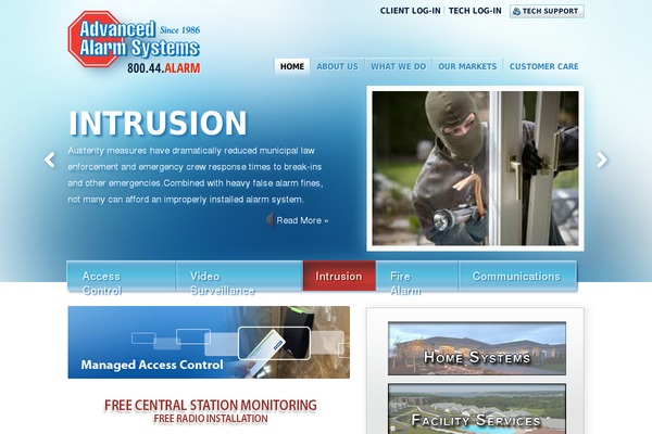 advancedalarmsystems.com site used Aes
