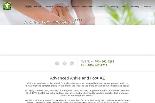 Paeon theme site design template sample