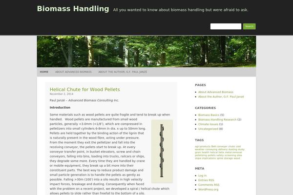 RCG Forest theme site design template sample