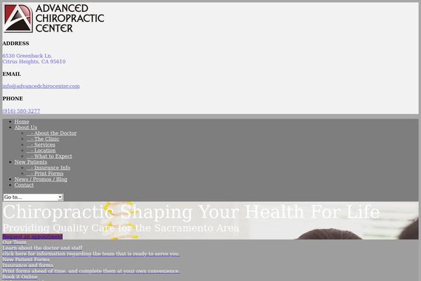 advancedchirocenter.com site used Chiro-impact