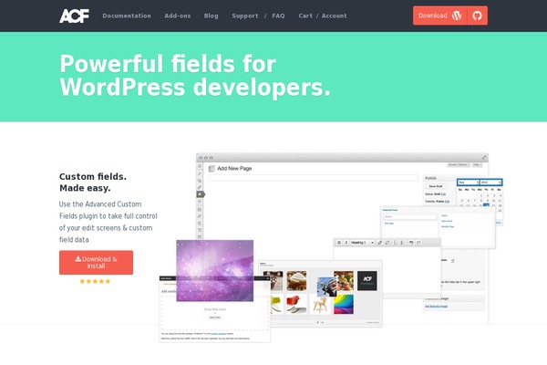 advancedcustomfields.com site used Acf