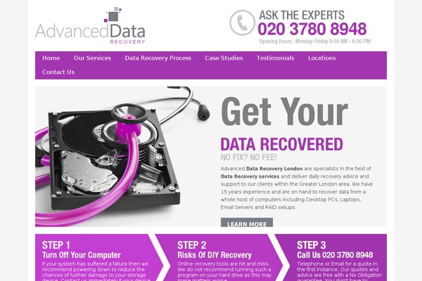 London theme site design template sample