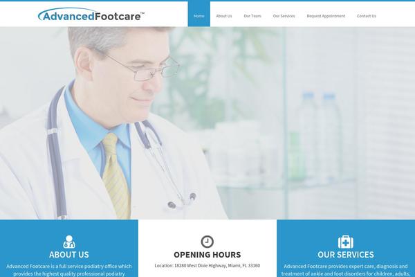 Medicom theme site design template sample