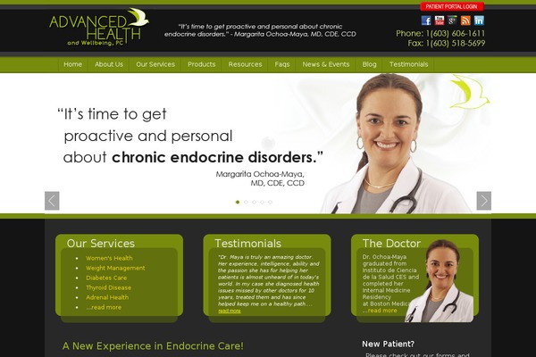 advancedhealthnh.com site used Flexxdark