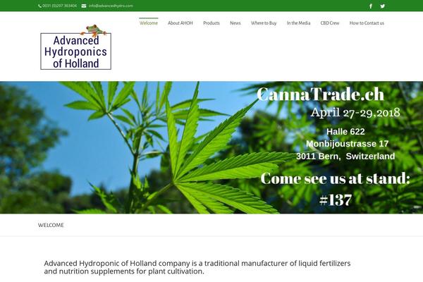 advancedhydroponics.nl site used Gardenia