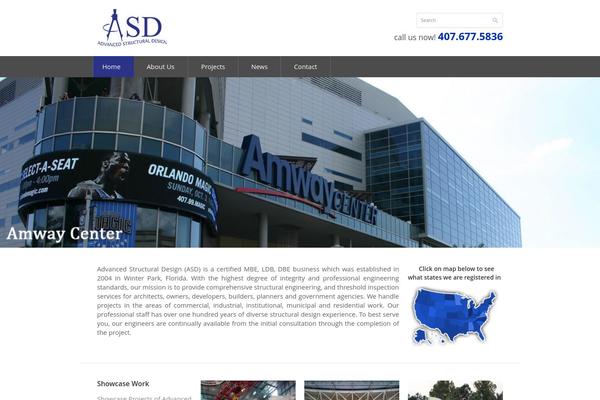Asd theme site design template sample