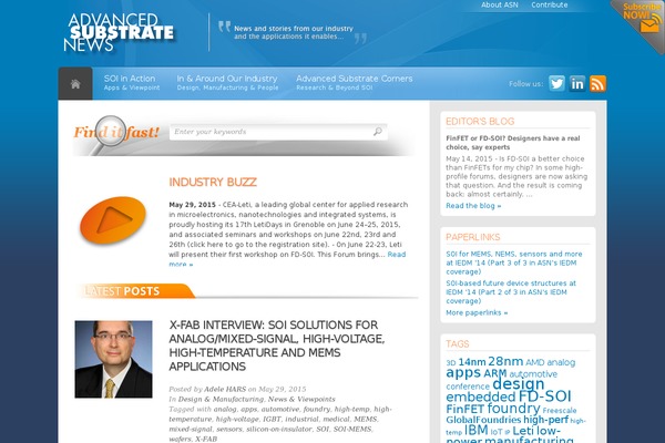 Revolution theme site design template sample