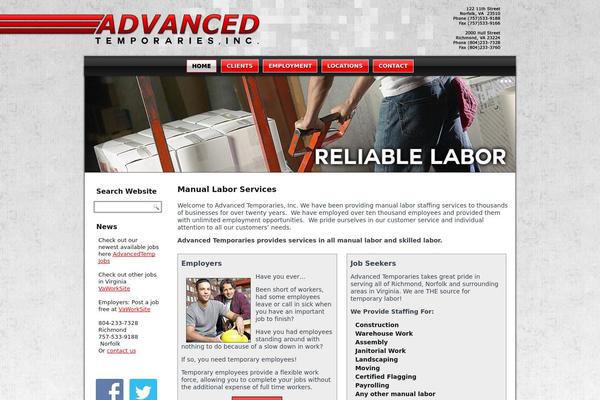 advancedtemporaries.com site used At1