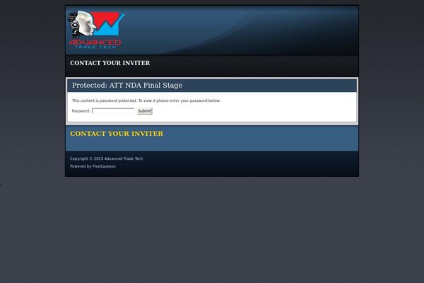 FlexSqueeze theme site design template sample
