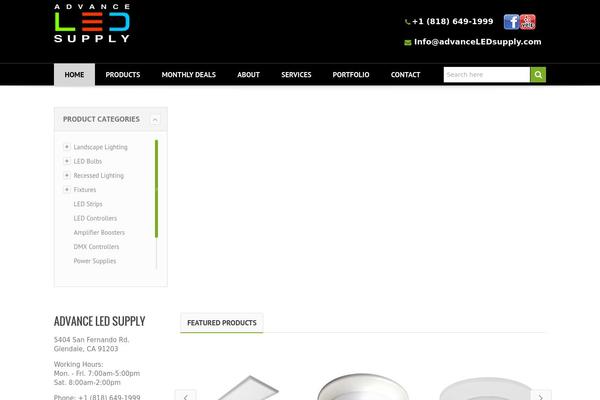Venedor theme site design template sample