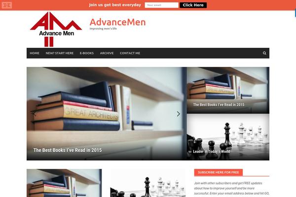 Awaken theme site design template sample