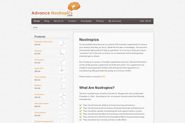 advancenootropics.com site used Businessly