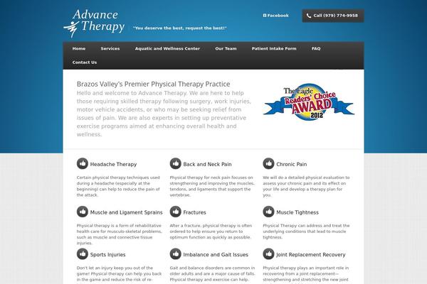 Nexus theme site design template sample