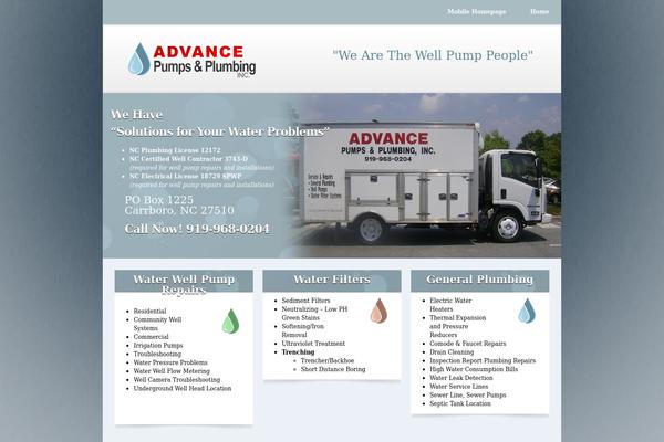 Plumbing theme site design template sample