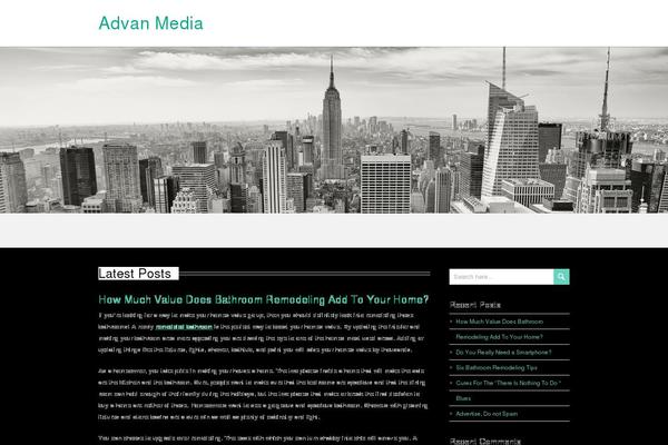 RestImpo theme site design template sample