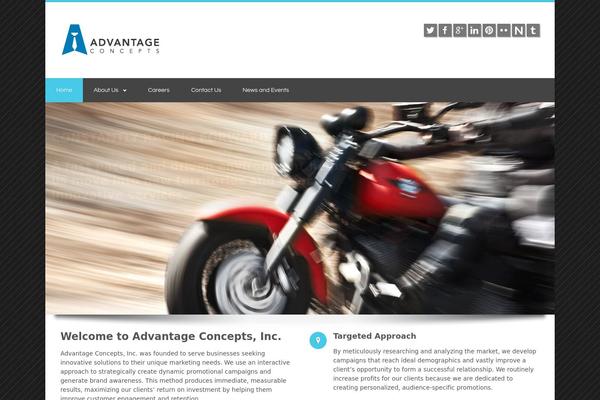 Clockwork theme site design template sample