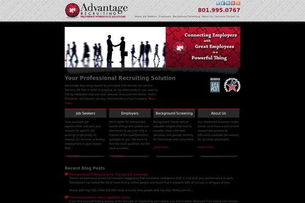 Advantage theme site design template sample