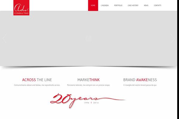 Advertica theme site design template sample