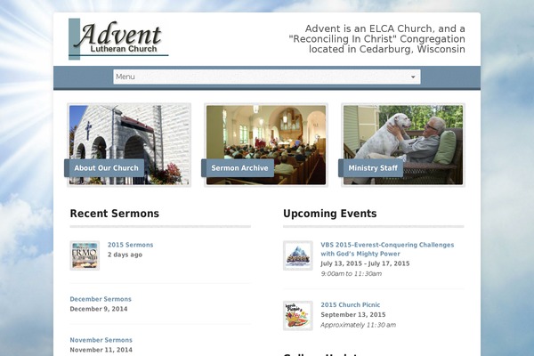 Risen theme site design template sample
