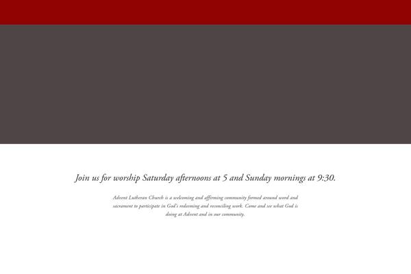 adventlutheranwyckoff.org site used Responz