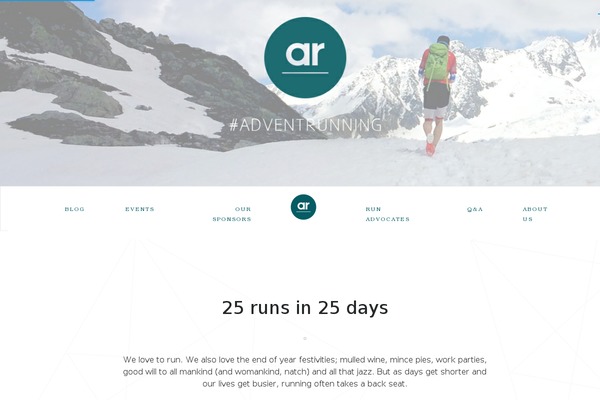 adventrunning.com site used T-one