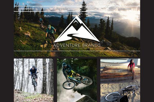 Adventure theme site design template sample