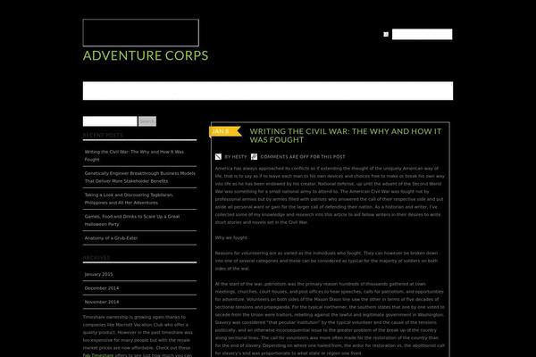 Lugada theme site design template sample