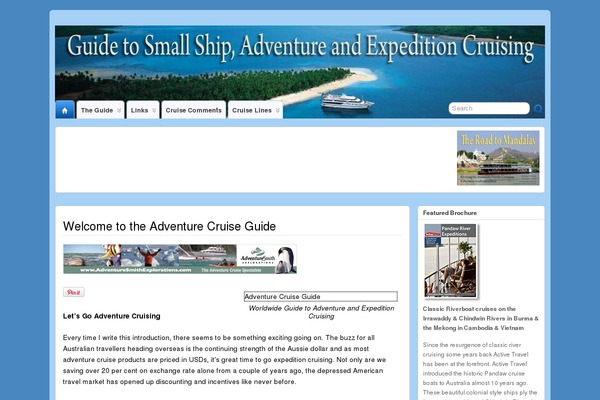 adventurecruiseguide.com site used Suffusion