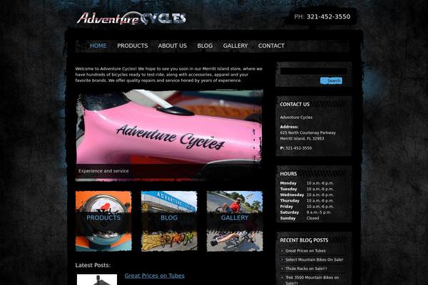 adventurecyclesmi.com site used Sport and Grunge