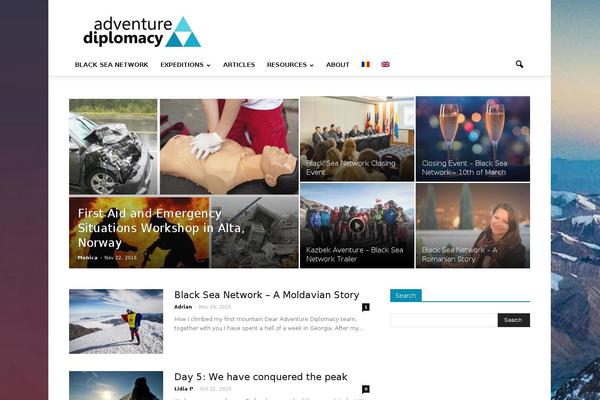 Newspaper Child theme site design template sample
