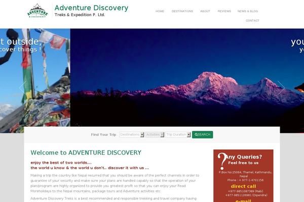 adventurediscoverytreks.com site used Adtreks