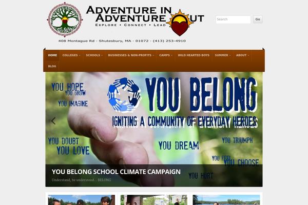 NonProfit theme site design template sample