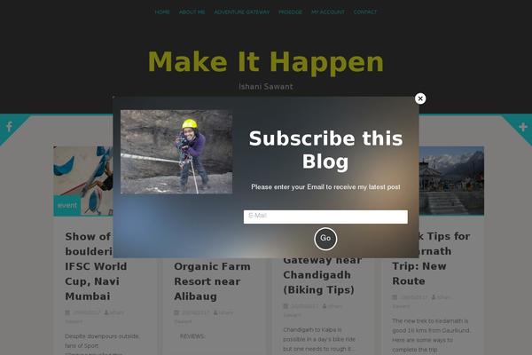 Alizee theme site design template sample