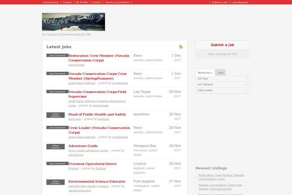 Site using The-visitor-for-jobroller plugin