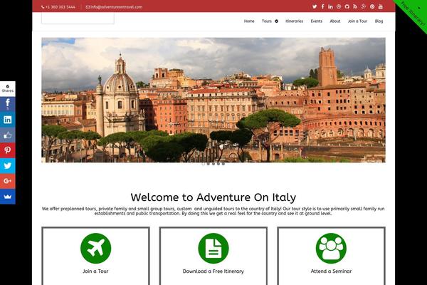 Cosmos theme site design template sample