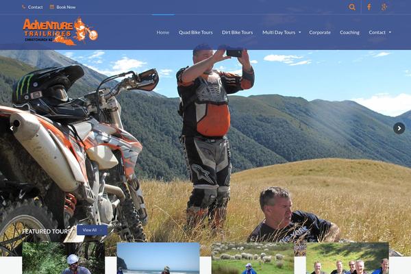 adventureride.co.nz site used Parallelus-go-explore-new