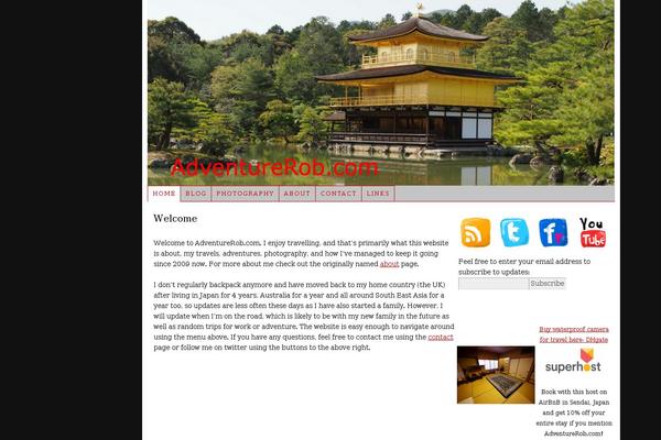 Thesis 1.8 theme site design template sample