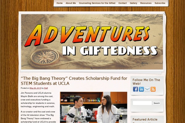 Adventure Journal theme site design template sample