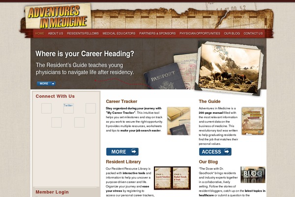 Aim theme site design template sample