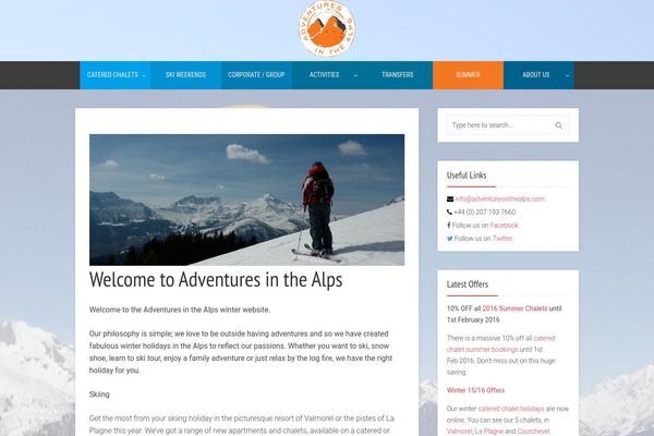 Throne theme site design template sample