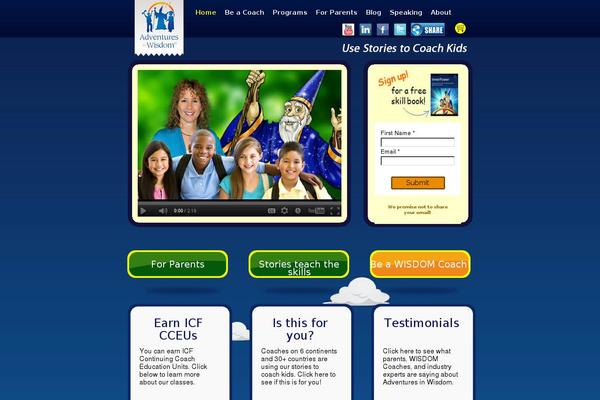 Adventure theme site design template sample