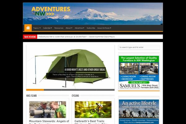 Sahifa theme site design template sample