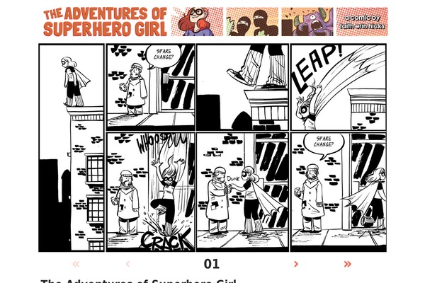 adventuresofsuperherogirl.com site used Archimedes-master